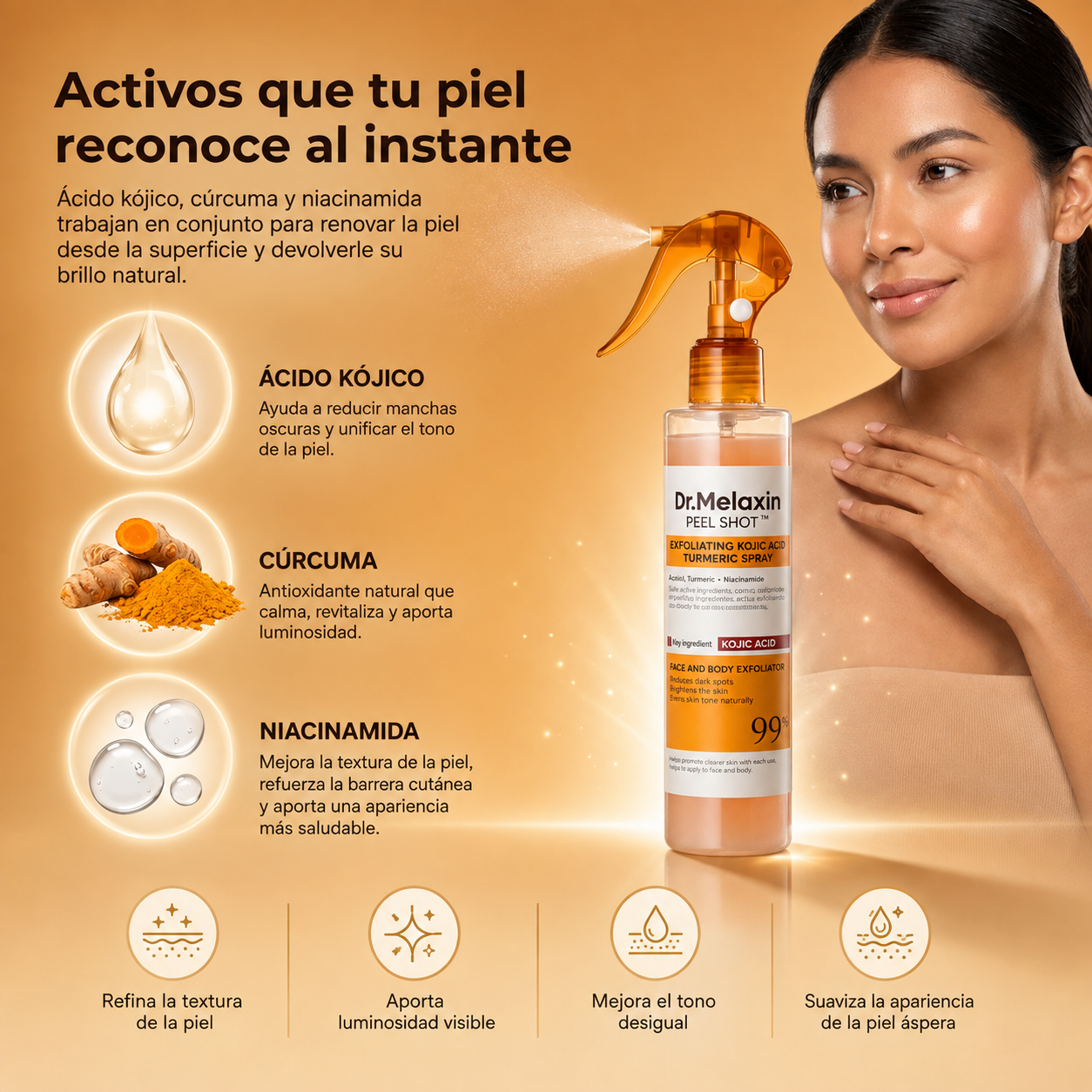 Dr. Melaxin — Exfoliante Corporal para una Piel Más Uniforme