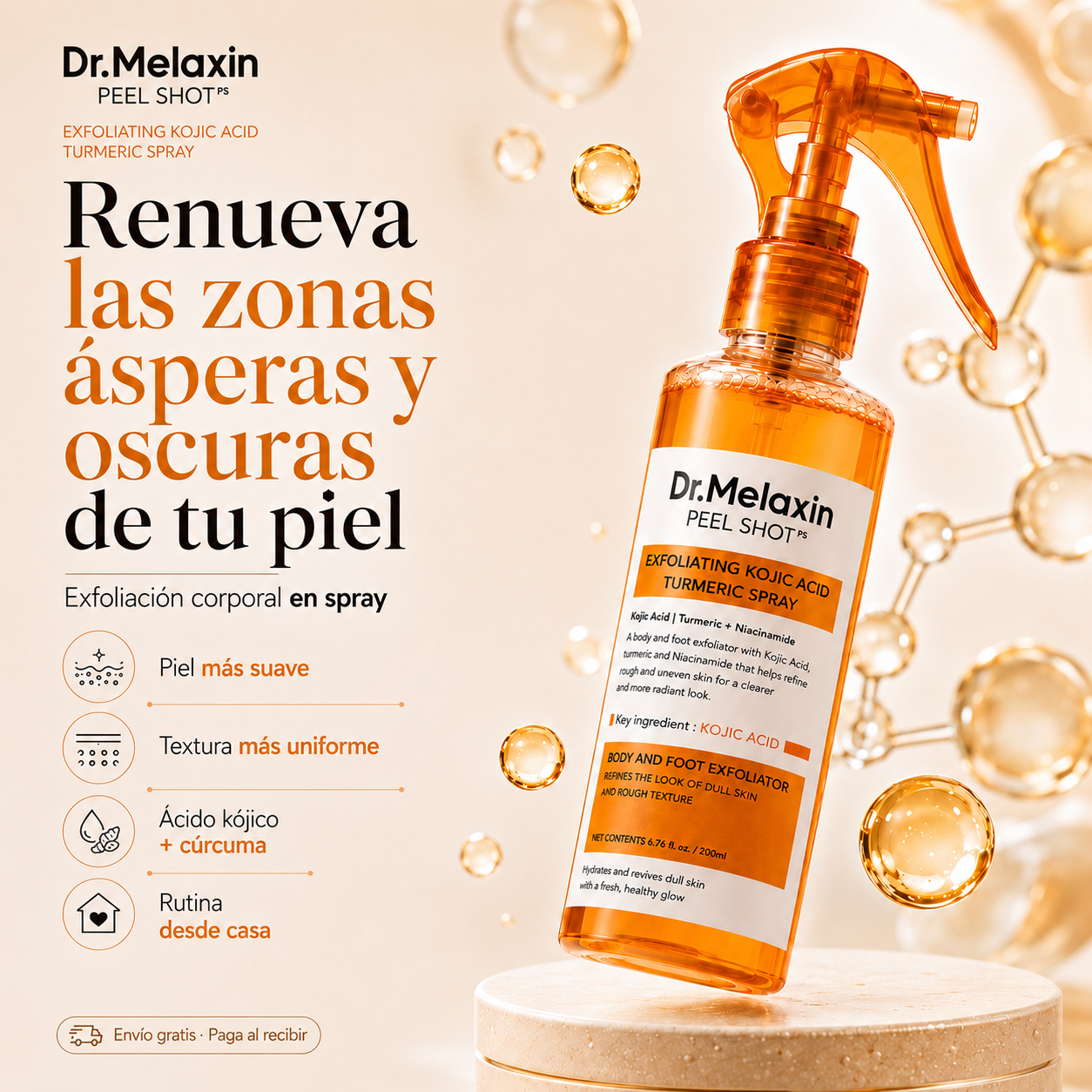 Dr. Melaxin — Exfoliante Corporal para una Piel Más Uniforme